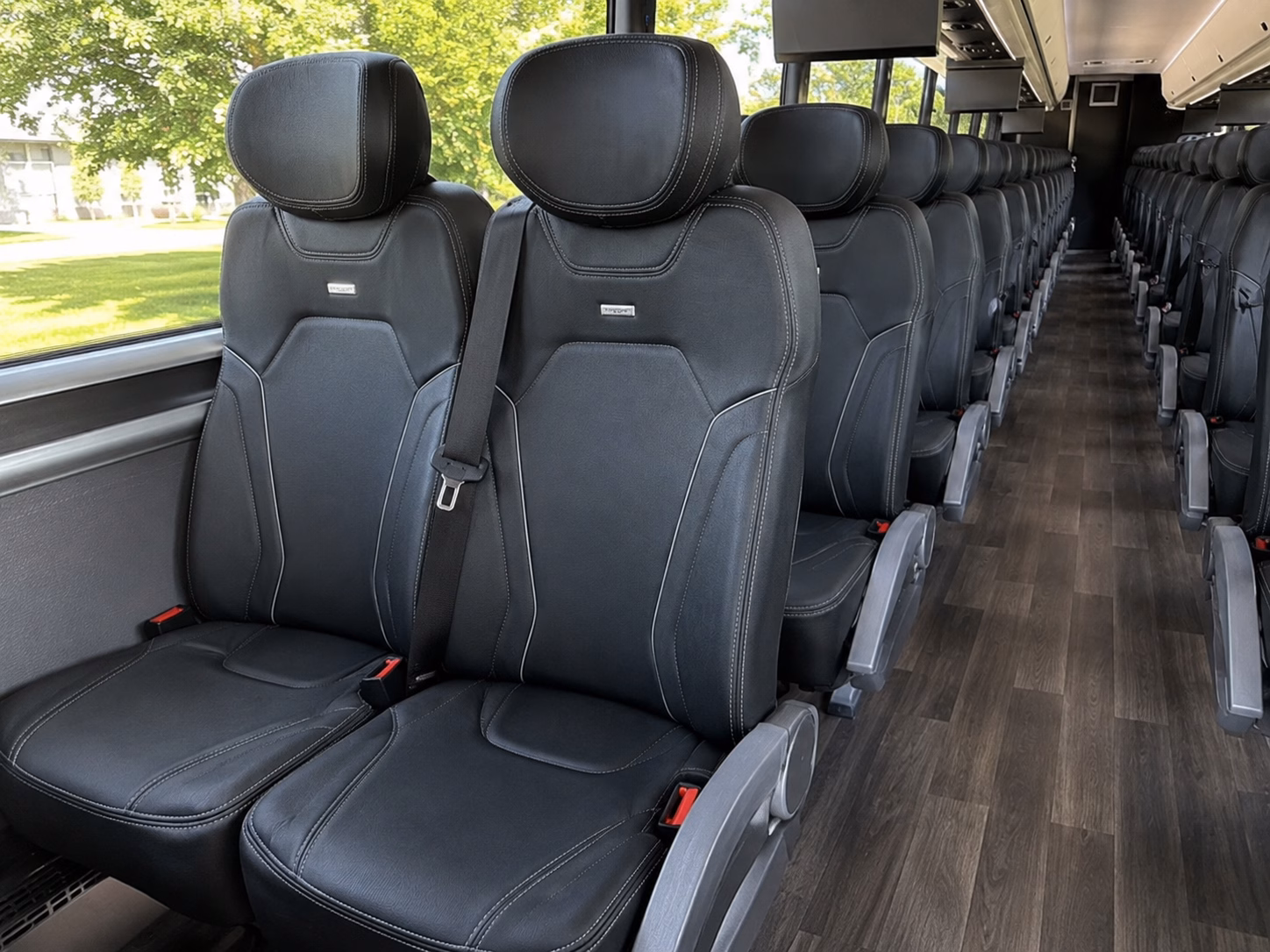 sterling heights charter bus interior gallery