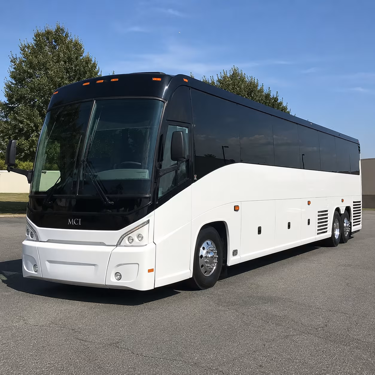 sterling heights charter bus rental exterior