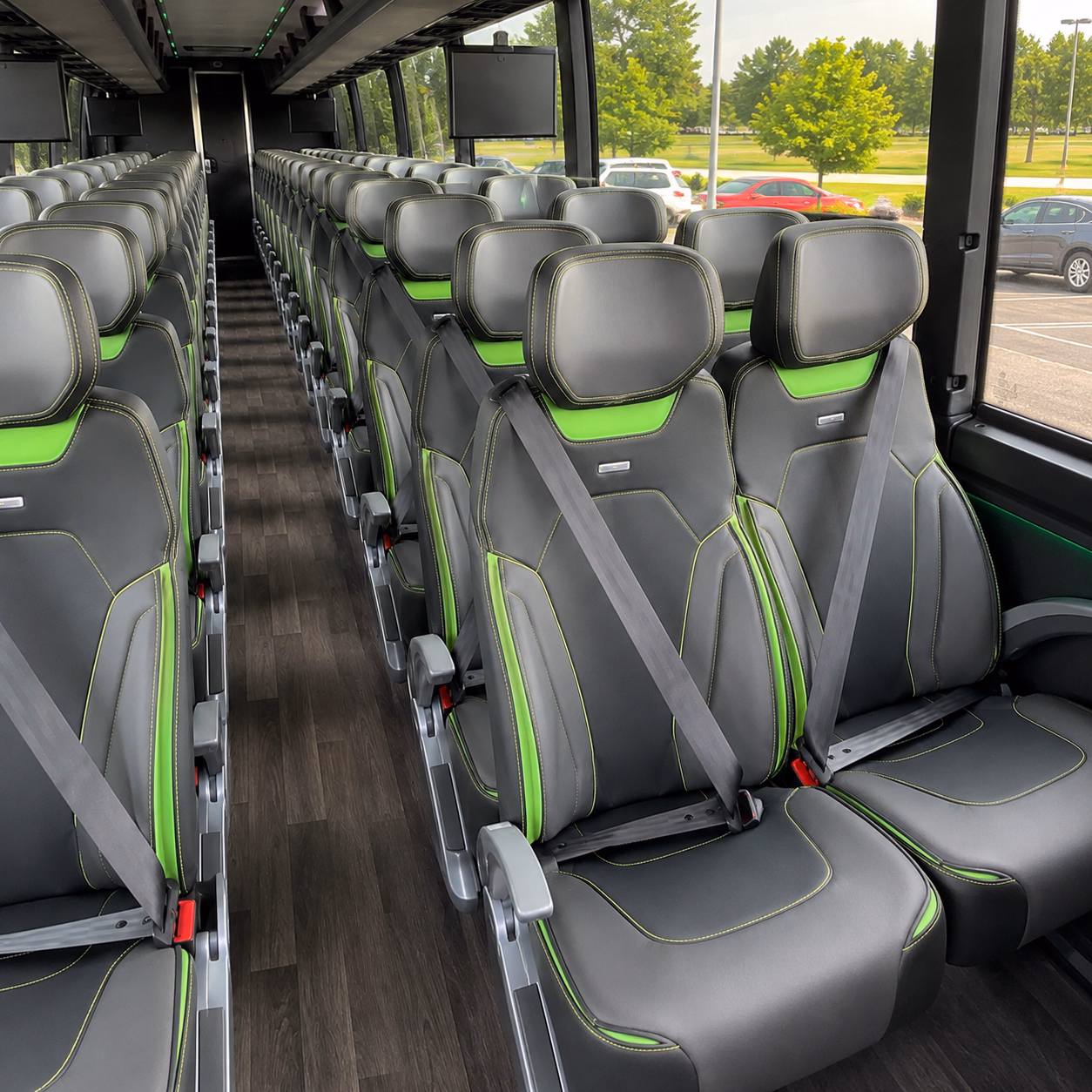 sterling heights charter bus rental inside